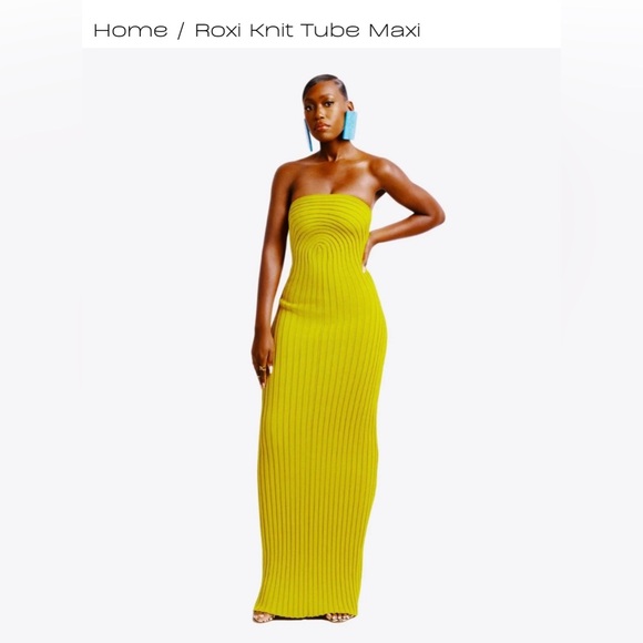 Roxi Knit Tube Maxi - Picture 1 of 8